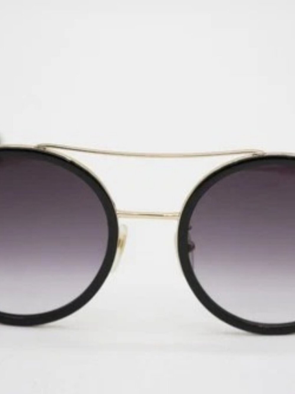 GUCCI GG0061S-001 Women's Grey Gradient Round Sunglasses 56-22 140
